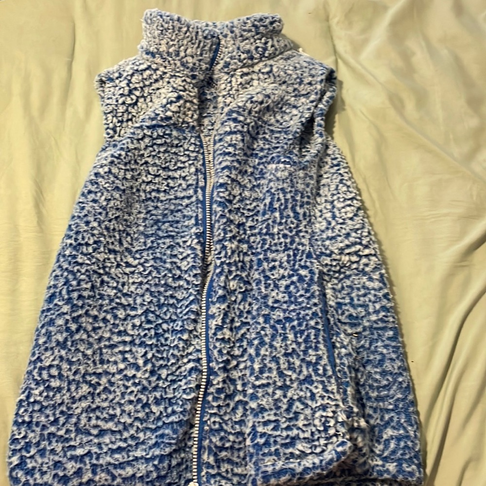 Blue Sherpa Vest